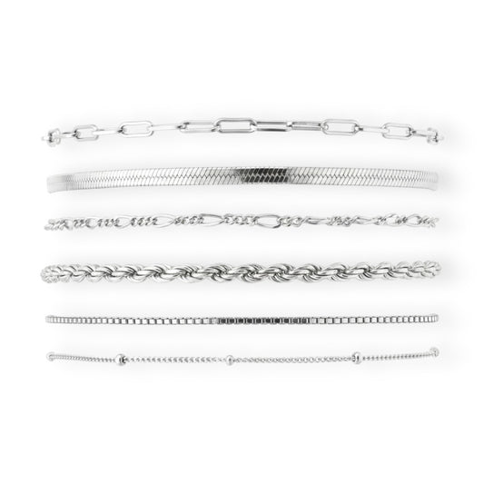 Isabella Vernetta bracelet set | White Gold 16k