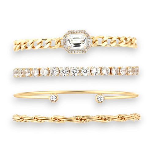 Domitia Calvina Bracelet Set | Gold 18k