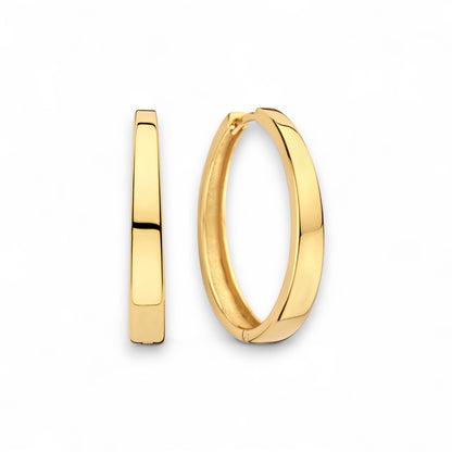 Gia Statement Hoops | Gold 18k