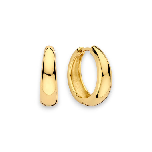 Rue Statement Hoops | Gold 18k