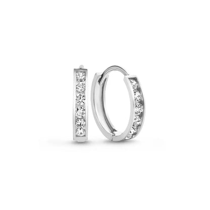 Dara Brillane Stone Earrings Set | White Gold 14k