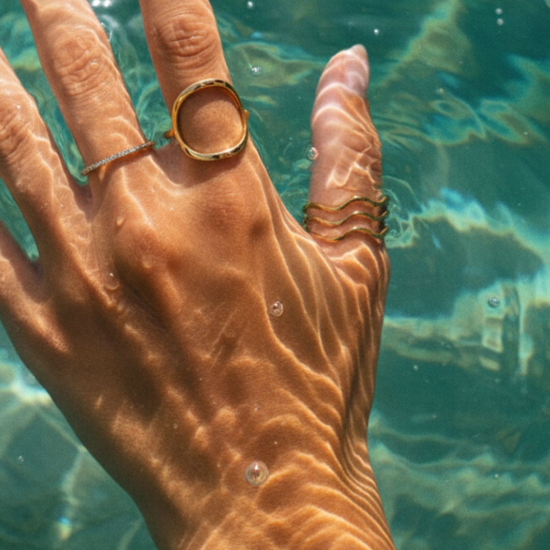 KORA Azure Wave Ring