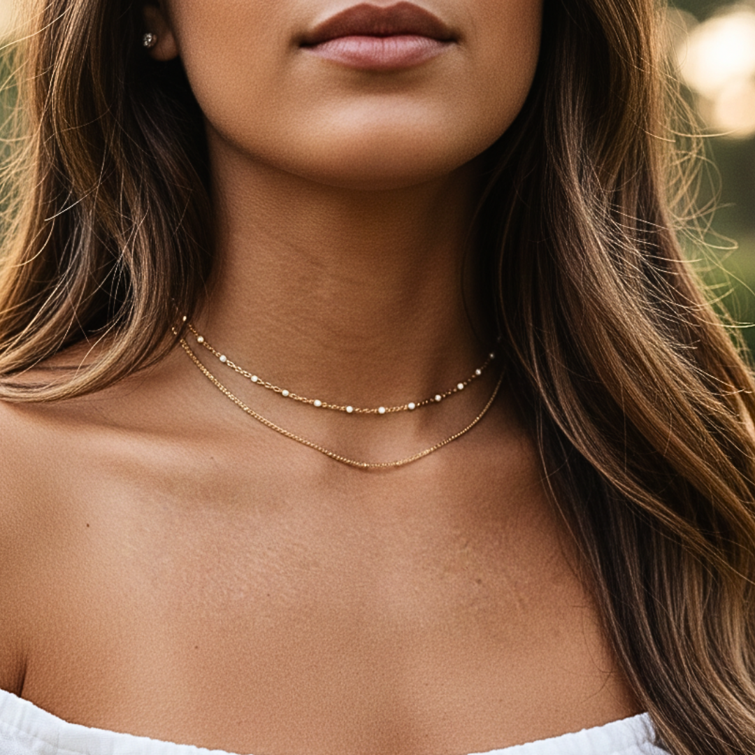 "Desire" Double Layered Choker