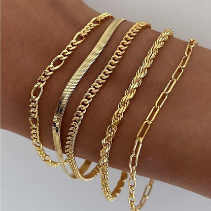 Ellis Renner Bracelet Set | Gold 16k