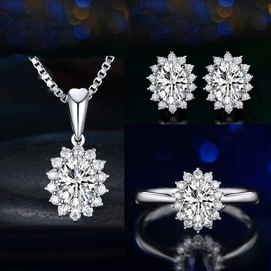 Sophia Fleurane White Set | White Gold 16k