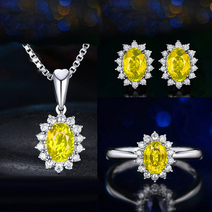 Sophia Fleurane White Set | White Gold 16k