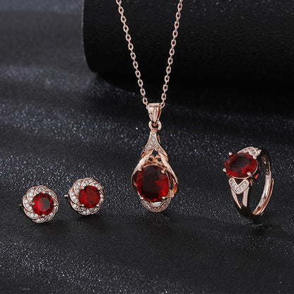 Elysia Roseray Set | Rose Gold 16k