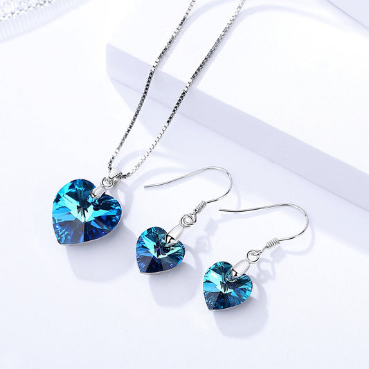 Olivienne Sappharel Jewelry Set | White Gold 16k