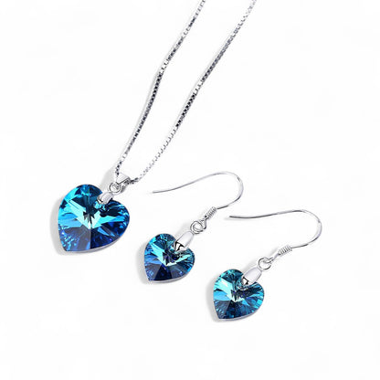 Olivienne Sappharel Jewelry Set | White Gold 16k