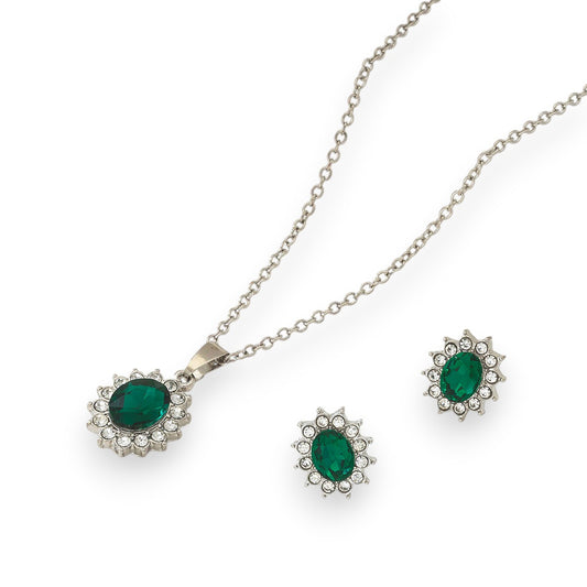 Katya Smeryn Jewelry Set | White Gold 16k