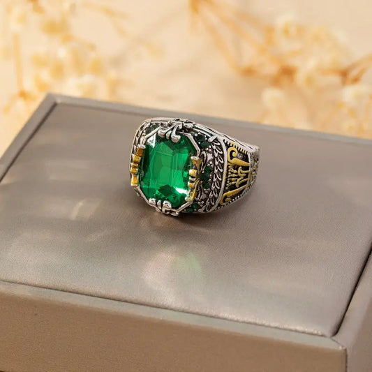 Klara Emerin Ring | Mixed Gold 18k