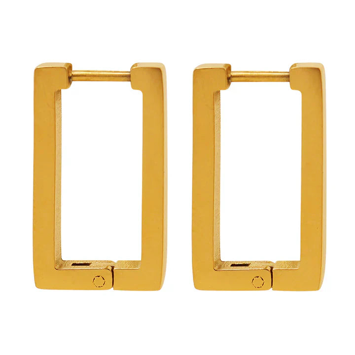 Terrafin Geometrica Earrings | Gold 18k