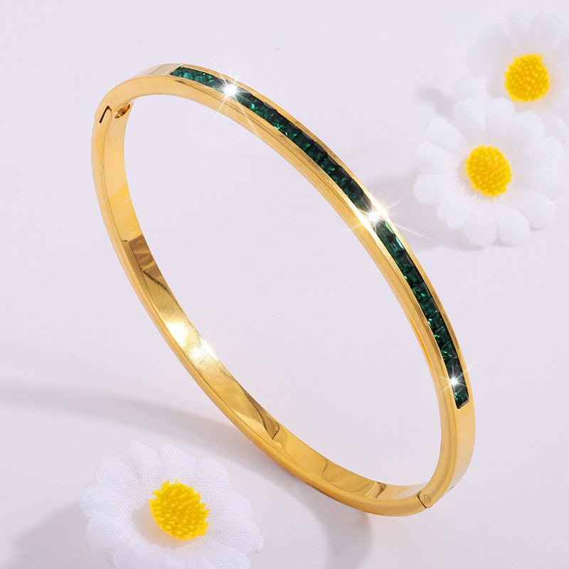 Celeste Viride Bracelet | Gold 18k
