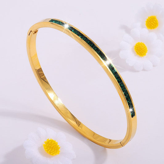 Celeste Viride Bracelet | Gold 18k