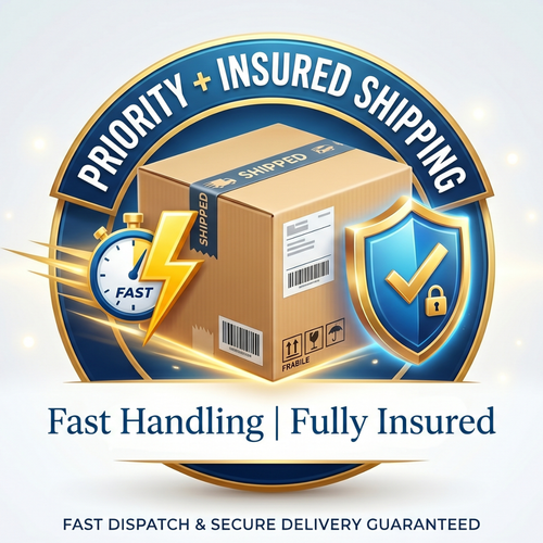 Priority Processing + Insured Shipping