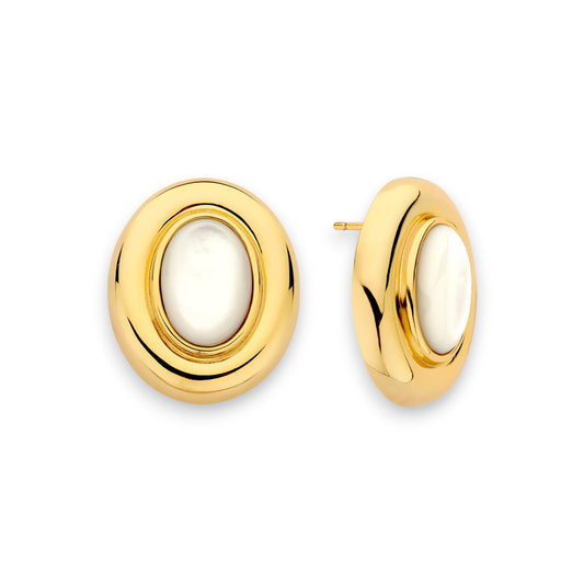 Giselle Pearl Earrings | Gold 14k