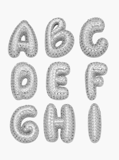 The Pave Letter Necklace