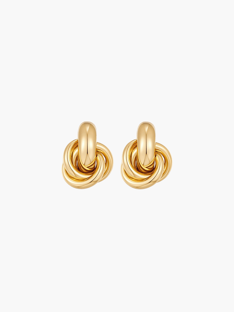 Timeless Twist Knot Stud Earrings