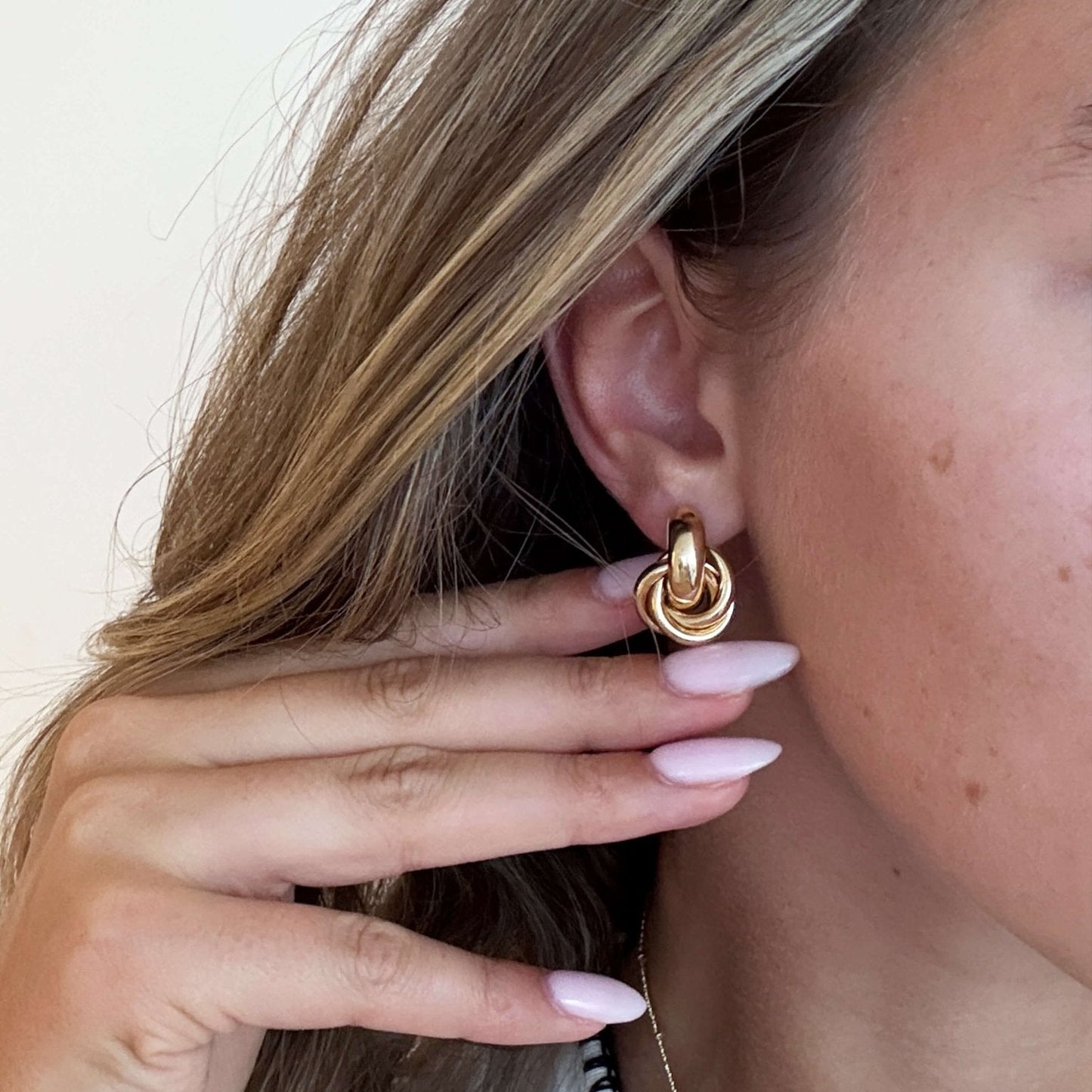 Timeless Twist Knot Stud Earrings
