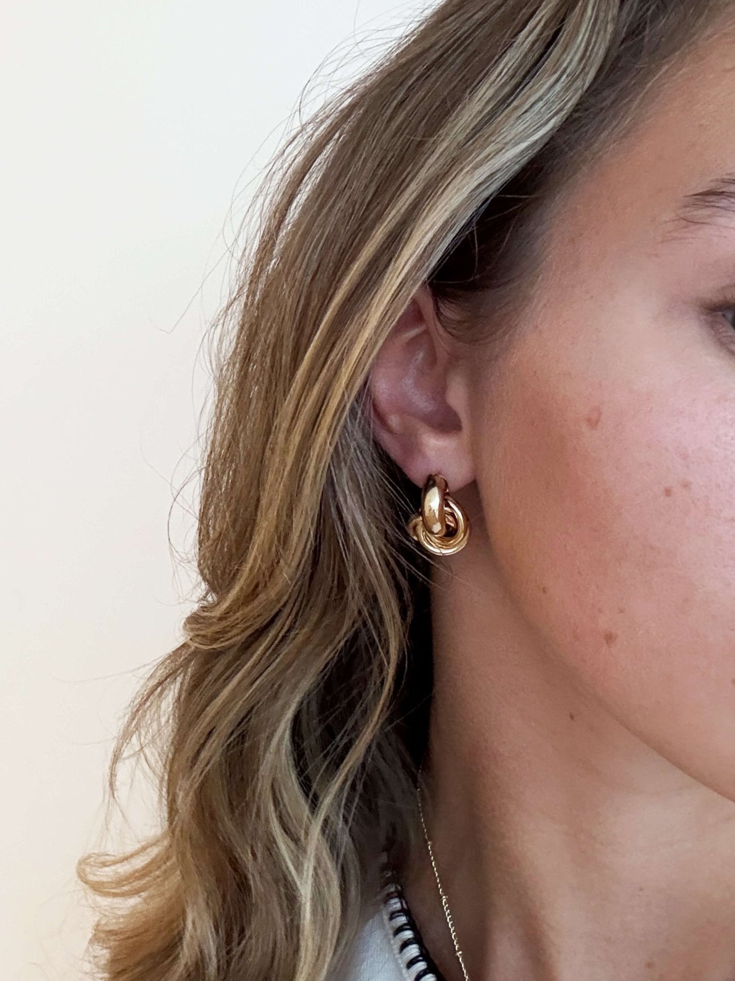 Timeless Twist Knot Stud Earrings