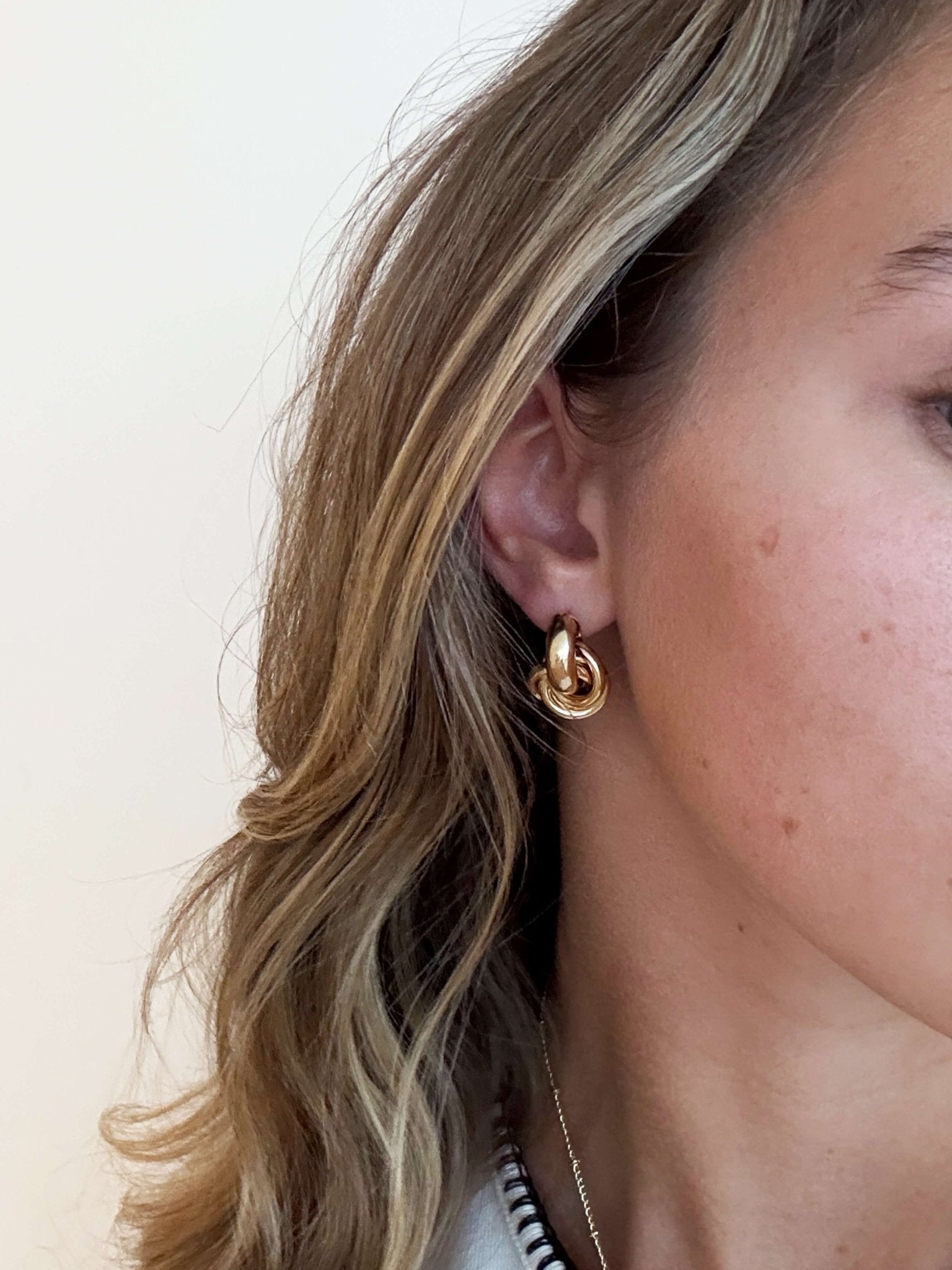Timeless Twist Knot Stud Earrings