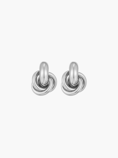 Timeless Twist Knot Stud Earrings
