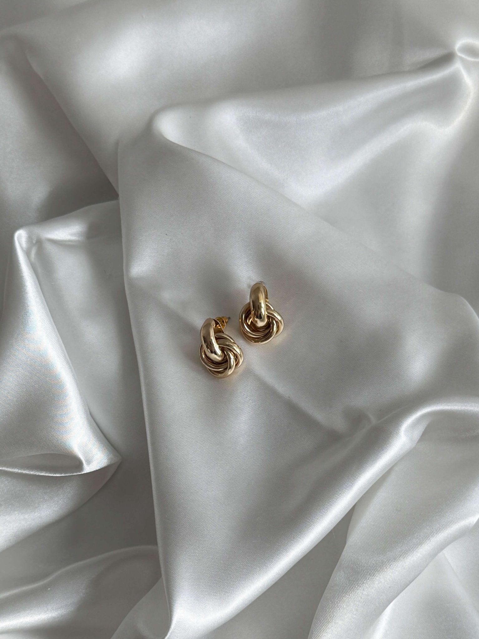 Timeless Twist Knot Stud Earrings
