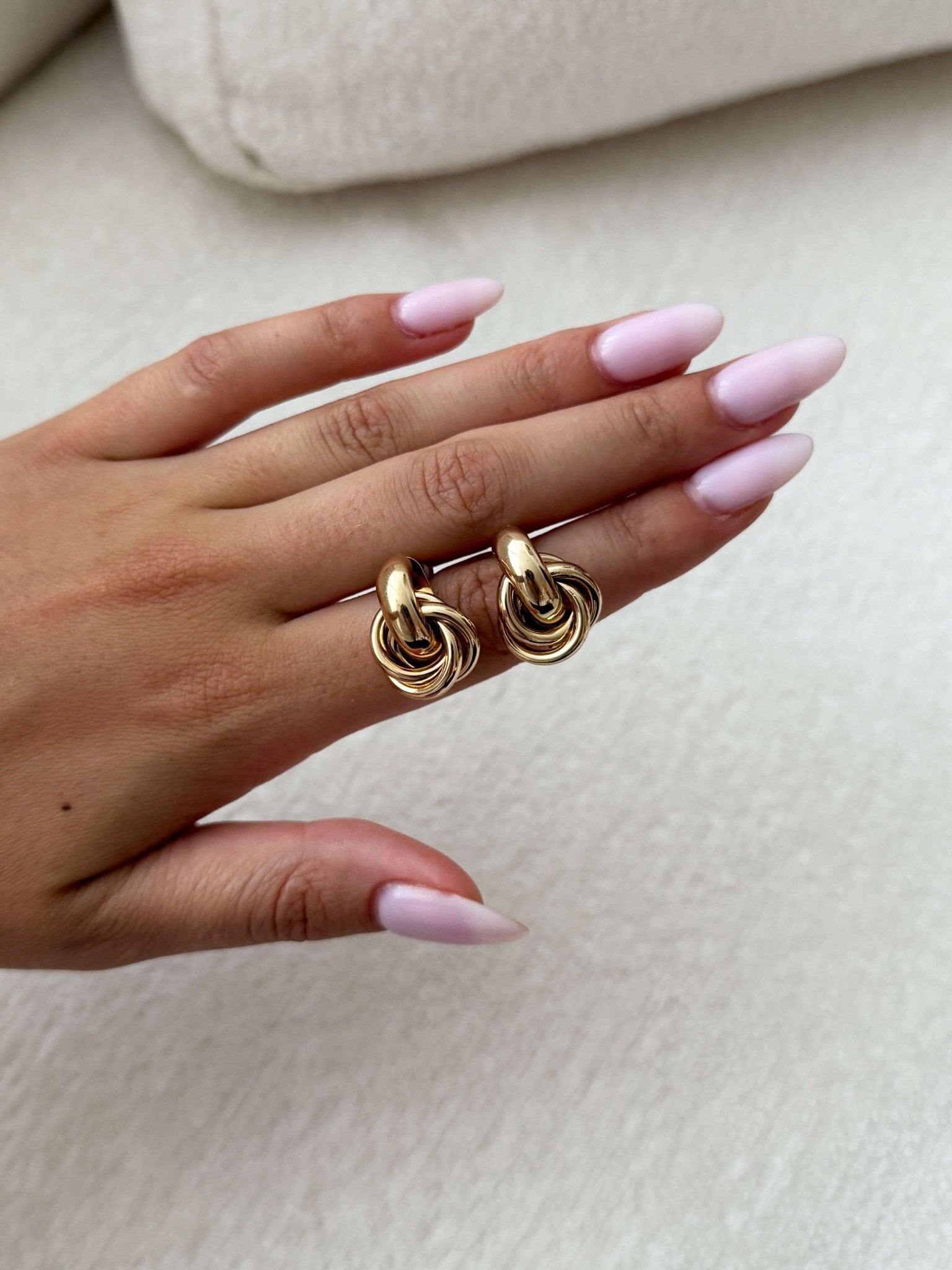 Timeless Twist Knot Stud Earrings