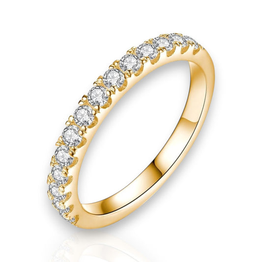 Moissanite Wedding Band | Gold 18K