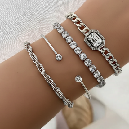 Domitia Calvina Bracelet Set | Gold 18k