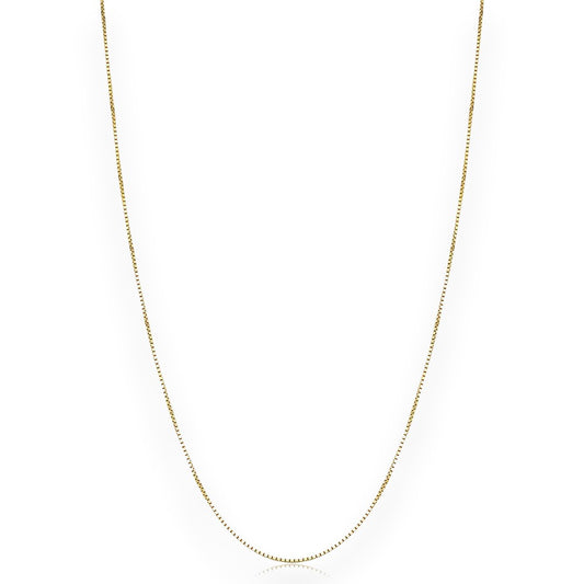 Bodega Box Necklace | Gold 18k