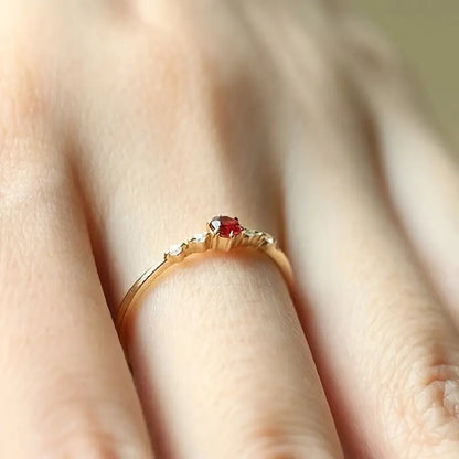 Venara Redmere Ring | Gold 14k