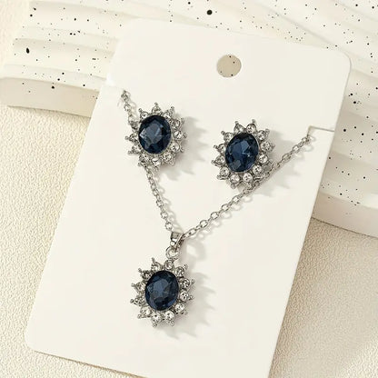 Katya Azuryn Jewelry Set | White Gold 16k