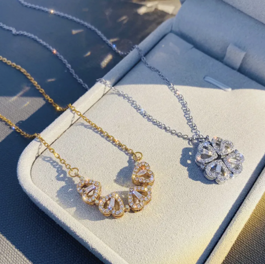 Clover Diamond Necklace Set
