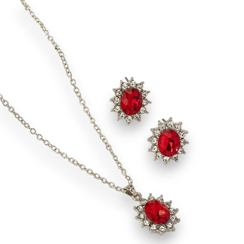 Katya Ruberyn Jewelry Set | White Gold 16k