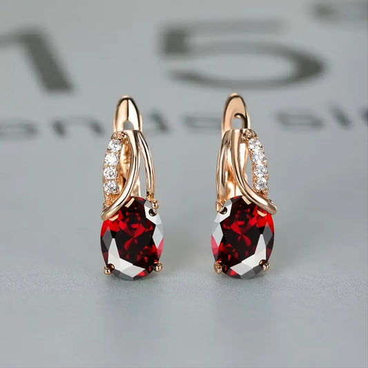 Veressa Ruberine Earrings | Gold 16k