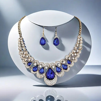Maevina Zafiros Jewelry Set | Gold 18k