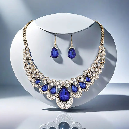 Maevina Zafiros Jewelry Set | Gold 18k