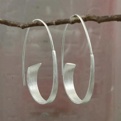 Vintage Spiral Earrings | Gold 16k