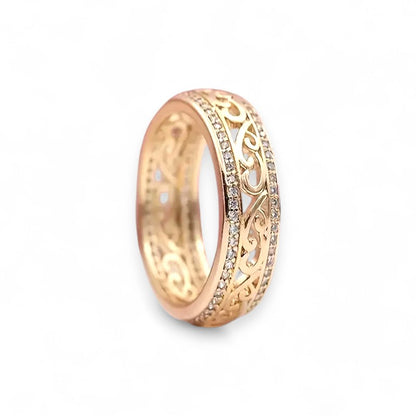 Shiny Hollow Gold Ring | Gold 16k