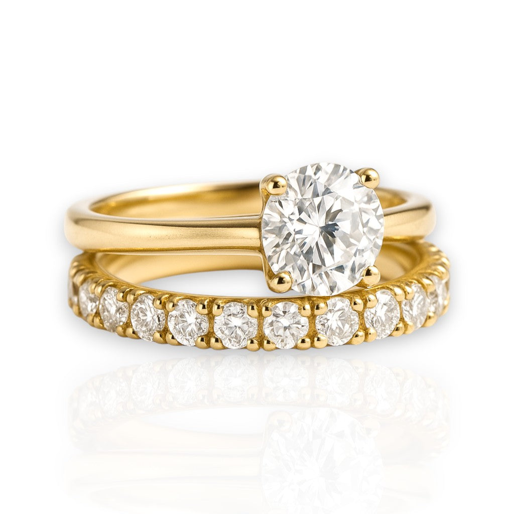 Savaya ring set | Gold 18k