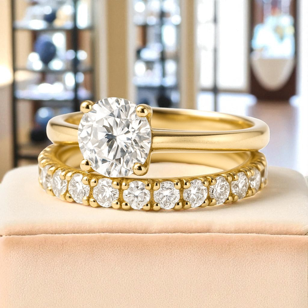 Savaya ring set | Gold 18k