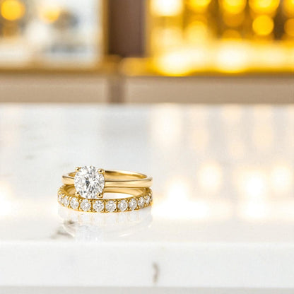 Savaya ring set | Gold 18k