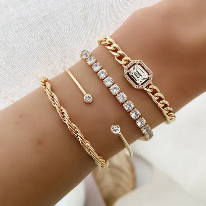 Domitia Calvina Bracelet Set | White Gold 18k