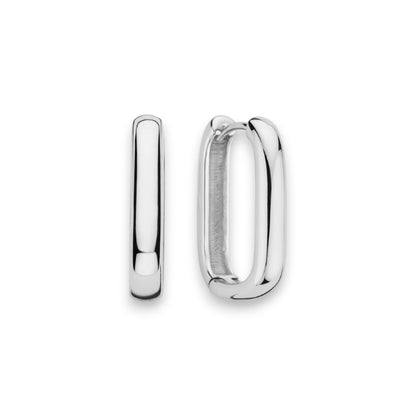 Icon Hoops | White Gold 18k